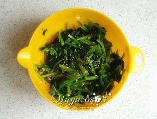 蒜香菠菜塔的做法步骤:6