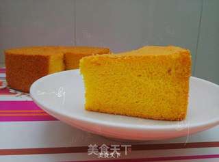 南瓜戚风蛋糕的做法步骤:14