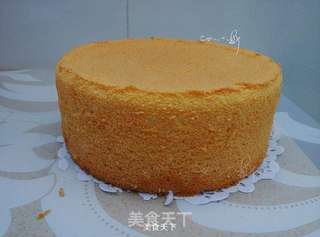 六寸戚风蛋糕——不开裂的蛋糕的做法步骤:20