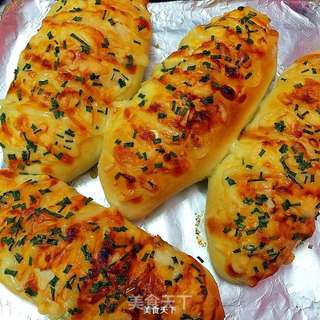 香葱芝士面包的做法步骤:9