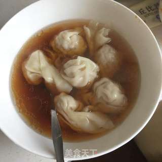 鲜虾大云吞的做法步骤:11