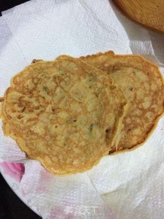 泡菜鸡蛋饼的做法步骤:4
