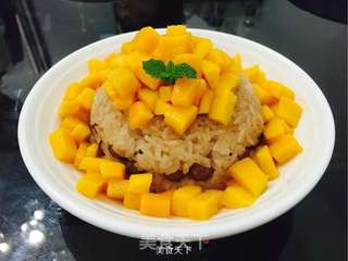 香芒糯米饭的做法步骤:9