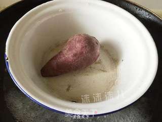 椰奶紫薯派的做法步骤:7