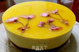 芒果奶酪慕斯蛋糕的做法步骤:13