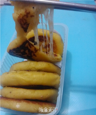 薯香马苏糯米饼的做法步骤:7