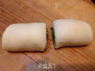 香葱肉松面包卷的做法步骤:14