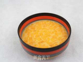 芒果椰汁布丁的做法步骤:7