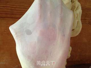 香葱肉松面包卷的做法步骤:6
