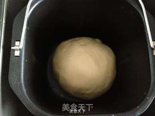香葱肉松面包卷的做法步骤:7