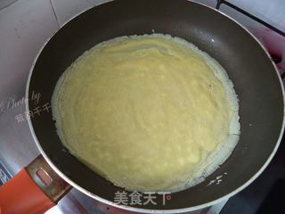 姜健宝试用【姜汁木瓜可丽饼卷】的做法步骤:12