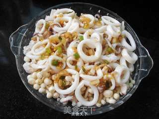 清蒸金针鱿鱼圈的做法步骤:8