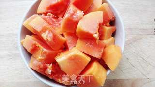 椰汁木瓜西米露的做法步骤:3