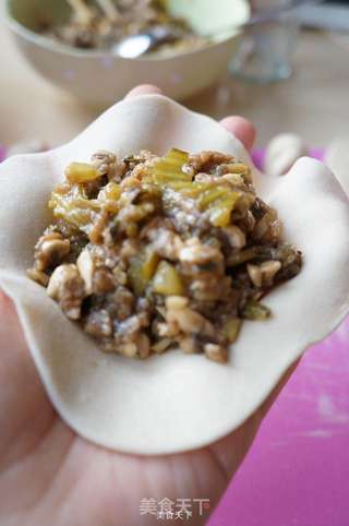 猪肉雪菜馅饼的做法步骤:7