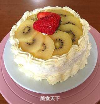 奇异果奶油蛋糕的做法步骤:12