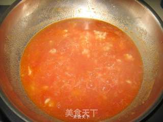 西红柿鸡蛋疙瘩汤的做法步骤:8