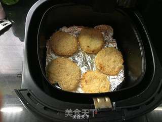日式虾仁土豆饼的做法步骤:8