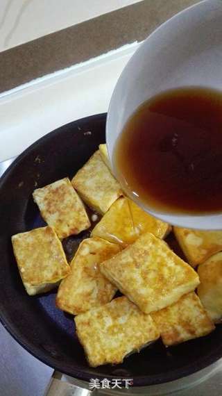 鲍汁豆腐的做法步骤:6