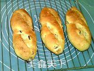 核桃葡萄干面包的做法步骤:24