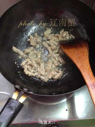 牛肉炒蛋的做法步骤:8