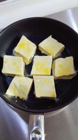 鲍汁豆腐的做法步骤:4