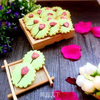 #长帝e•Bake互联网烤箱之樱花饼干#的做法步骤:11