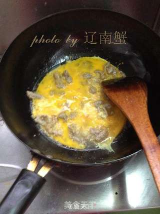 牛肉炒蛋的做法步骤:9