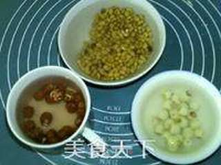 红白莲子豆浆的做法步骤:5