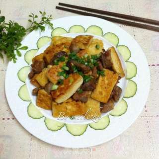 孜然豆腐的做法步骤:9