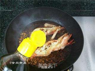 柠香干煎大虾的做法步骤:8