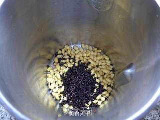 黑米豆浆的做法步骤:4