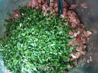 韭菜大肉饺儿的做法步骤:4