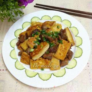 孜然豆腐的做法步骤:8