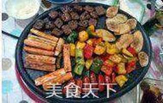多彩牛肉串烧的做法步骤：4