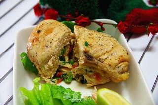 烤鸡胸肉的做法步骤:9