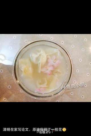 樱花虾肉馄饨的做法步骤:4