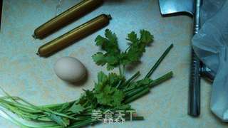 奶香火腿花卷的做法步骤:4