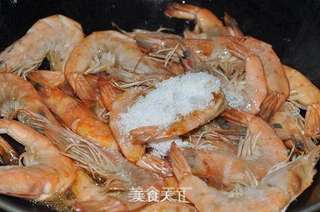 【金龙鱼稻米油】油焖大虾的做法步骤:7