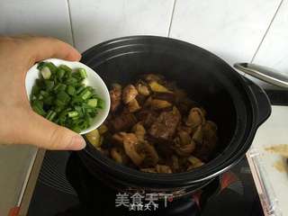 春笋百叶结焖排骨的做法步骤:8