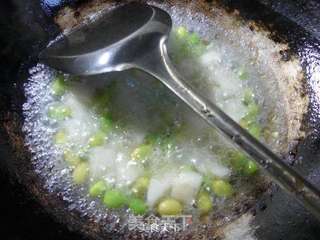 雪菜毛豆炒山药的做法步骤:6
