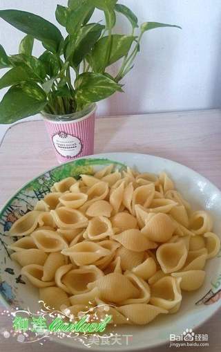 白汁蘑菇鸡肉意大利贝壳面(=^● w ●^=)的做法步骤:15