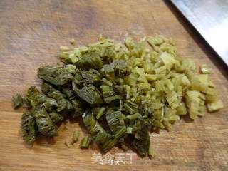 雪菜毛豆炒山药的做法步骤:4