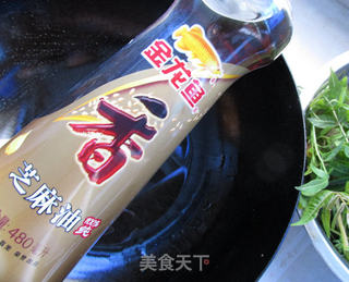 香椿炒春笋----金龙鱼香芝麻油体验报告的做法步骤:9