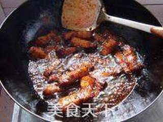 松茸红烧肉的做法步骤:8