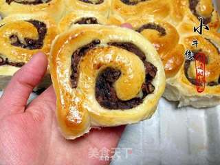红豆面包卷!的做法步骤:17