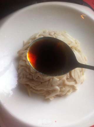 凉拌杏鲍菇丝的做法步骤:9