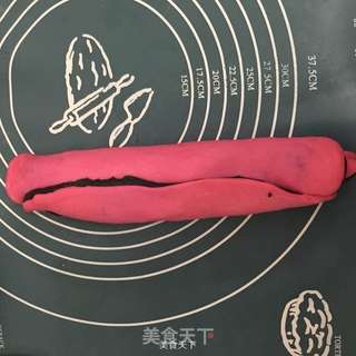 #长帝e•Bake互联网烤箱#之玫瑰竹炭吐司的做法步骤:16