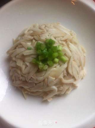 凉拌杏鲍菇丝的做法步骤:8