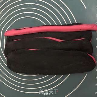 #长帝e•Bake互联网烤箱#之玫瑰竹炭吐司的做法步骤:15
