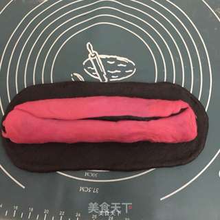 #长帝e•Bake互联网烤箱#之玫瑰竹炭吐司的做法步骤:17